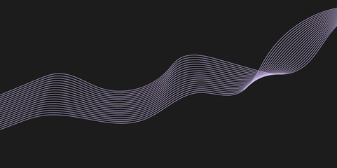 Abstract background with a glowing abstract waves. Abstract wave element for design. Digital frequency track equalizer, Futuristic background design. Light painting photography.