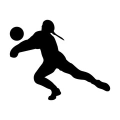 silhouette of people playing volleyball
