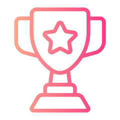 achievement gradient icon