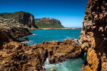 Knysna heads and lagoon view garden Route in South Africa, © Colin Stephenson