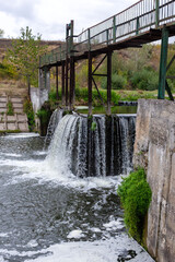 Old city wastewater treatment plant in the village of Sataniv, Khmelnitsky region