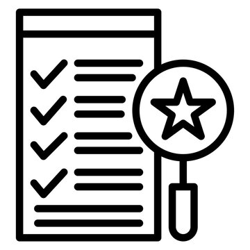 Corrective Action Line Icon