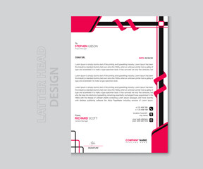 Creative Latter Head Design Template 