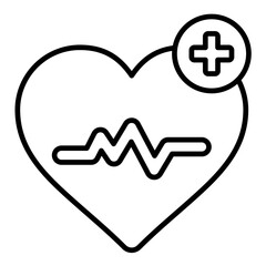 Palliative Care Line Icon