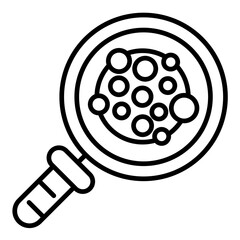 Cancer Research Line Icon