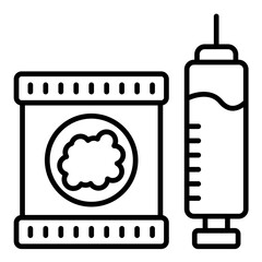 Cancer Vaccine Line Icon