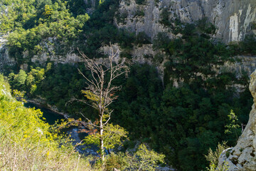 View from Mount Lovcen to the bay.