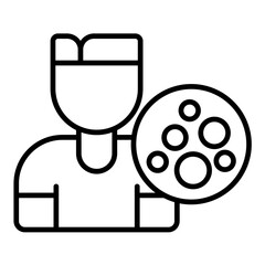 Cancer Symbol Line Icon