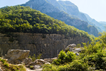 Fototapeta na wymiar View from Mount Lovcen to the bay.