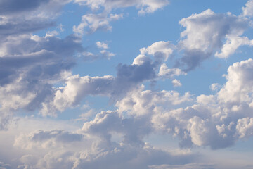 Fototapeta na wymiar The vast blue sky and clouds sky background.