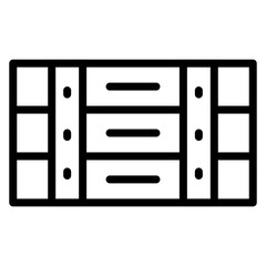 Crate Line Icon