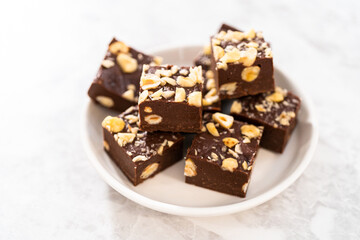 Chocolate hazelnut fudge