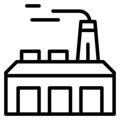 Industry Line Icon