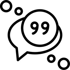 Quote message Icon
