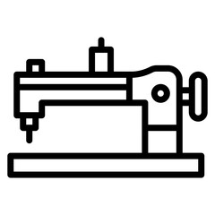 Sewing Machine Line Icon