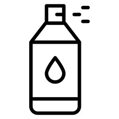 Spray Line Icon