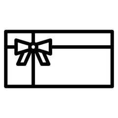 Gift Cards Line Icon