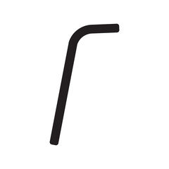 straw icon design vector isolated