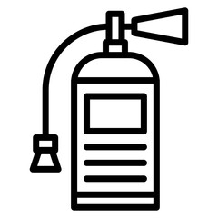 Fire Extinguisher Line Icon