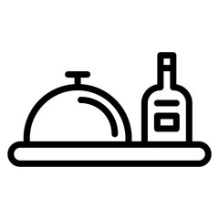 Food Service Line Icon