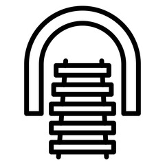 Tunnel Line Icon