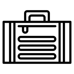 Luggage Line Icon