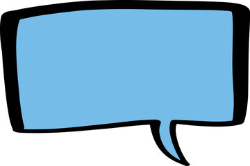 Naklejka premium text box doodle hand drawn