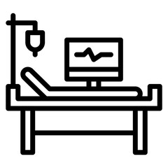 Critical Care Packages Line Icon