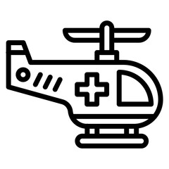 Aviation Unit Line Icon