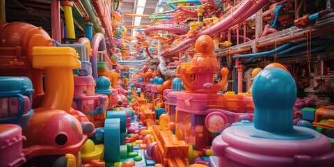 Colorful Plastic Toy Factory