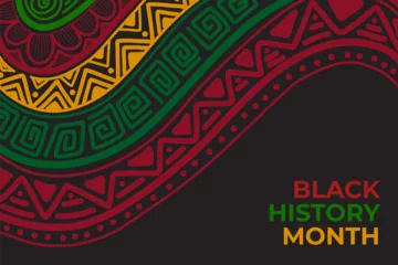 Fotobehang hand drawn black history month background © Jobzdesign (CF : 84)