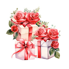 Valentine gift clipart