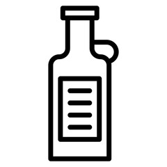 Moon Shine Line Icon