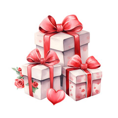 Obraz premium Valentine gift clipart