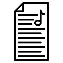 Lyrics Line Icon