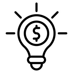 Business Idea Line Icon