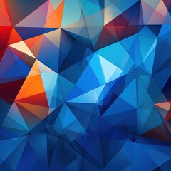 Obraz premium a colorful and intricate pattern of geometric shapes