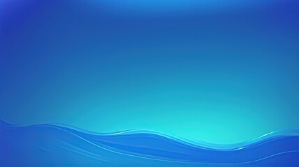 Abstract blue waves smooth blurred background