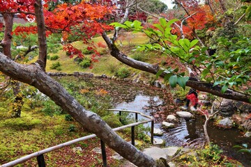 Isuien Garden in Nara, Japan