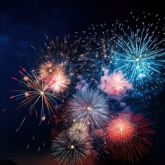 Obraz premium The grand finale of any carnival is the fireworks display,