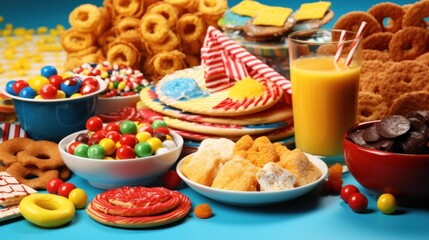 The delicious and indulgent carnival food takes center stage