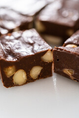 Chocolate macadamia fudge