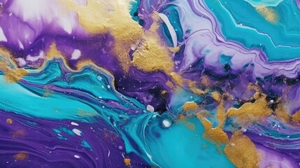 Stone marble texture background ultramarine blue and gold violet colors. Patterned natural of abstract wall marble