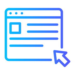 website gradient icon