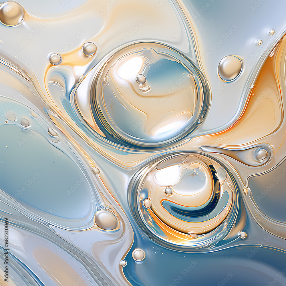 Canvas Prints abstract representations of liquid pearl 