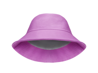 pink bucket hat Isolated PNG transparent
