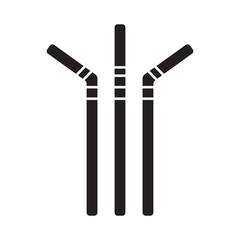 straws icon design vector isolated