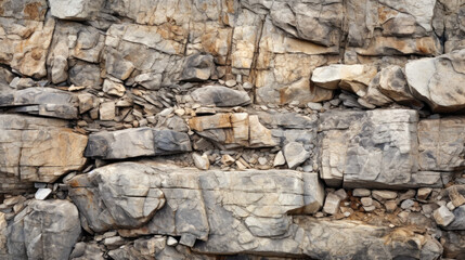 River rock pebbles, meticulously smoothed by nature's, Backdrop showcasing the inherent elegance, stone wall, Sea stones background