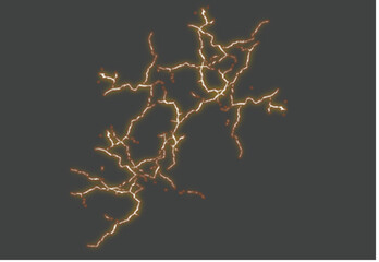 Fototapeta premium thunderstorm and effect lightning
