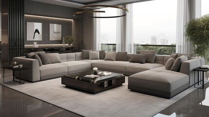 a wonderful and modern sofa for home comfort